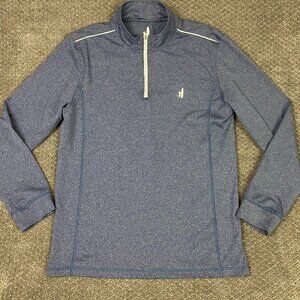 Johnnie-O Boys Lammie Prep-Formance 1/4 Zip Jr Pullover Size 16 Blue Performance